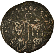 Coin, Basil I, Follis, 868-870, Constantinople, VF(30-35), Copper, Sear:1721