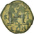 Monnaie, Justin I, Follis, 518-527, Constantinople, TB, Cuivre, Sear:63