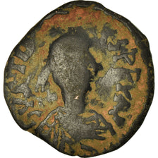 Coin, Justin I, Follis, 518-527, Constantinople, VF(20-25), Copper, Sear:62