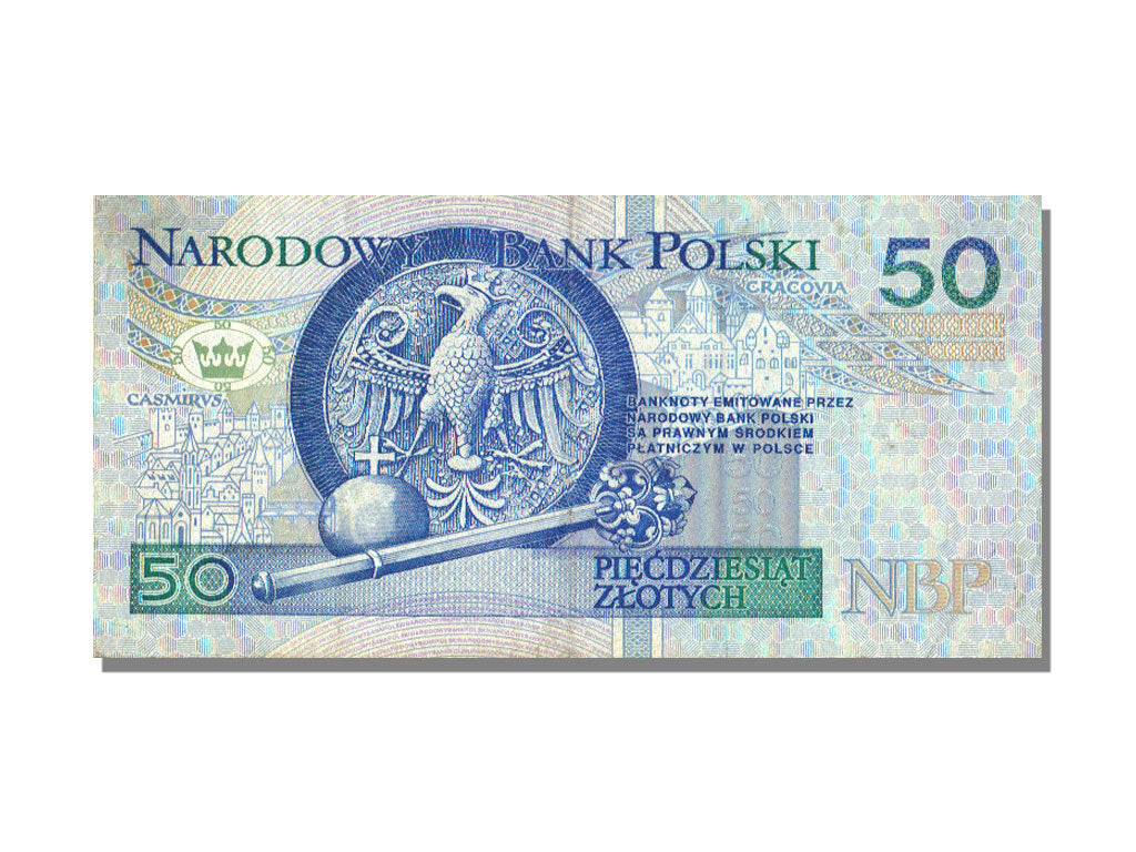 Poland, 50 Zlotych, 1994, KM #175a, 1994-03-25, UNC(63), AG