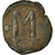 Moeda, Justin I, Follis, 518-527, Constantinople, VF(30-35), Cobre, Sear:62