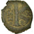 Moneda, Justin II, Half Follis, 573-574, Constantinople, BC+, Cobre, Sear:361