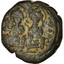 Coin, Justin II, Half Follis, 567-568, Constantinople, VF(20-25), Copper