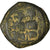 Monnaie, Justin II, Demi-Follis, 569-570, Constantinople, TB, Cuivre, Sear:361