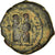 Coin, Justin II, Half Follis, 569-570, Thessalonica, VF(30-35), Copper, Sear:365
