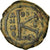Munten, Justinus II, Half Follis, 569-570, Thessalonica, FR+, Koper, Sear:365