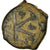 Münze, Justin II, Half Follis, 568-569, Thessalonica, S+, Kupfer, Sear:365