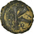 Moneda, Justin II, Half Follis, 574-575, Constantinople, BC+, Cobre, Sear:361