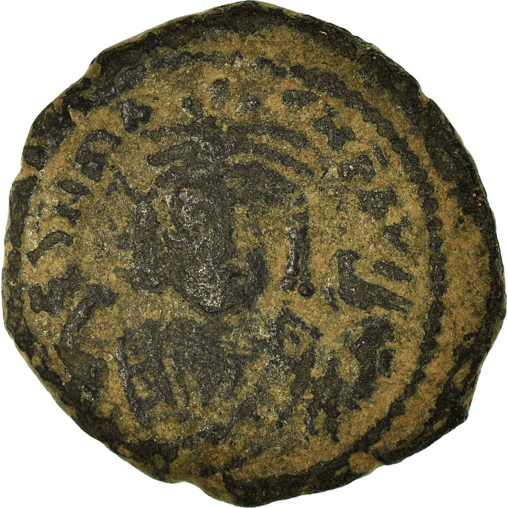 Coin, Maurice Tiberius, Decanummium, 593-594, Antioch, VF(30-35), Copper