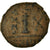 Moneda, Maurice Tiberius, Decanummium, 591-592, Antioch, BC+, Cobre, Sear:537