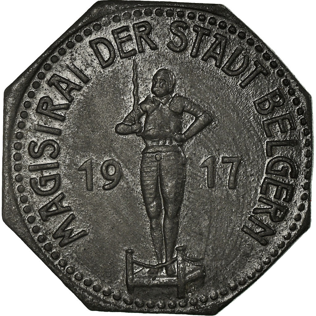 Moneta, Niemcy, Magistrat der Stadt Belgern, Kleingeldersatzmarke, Belgern, 10