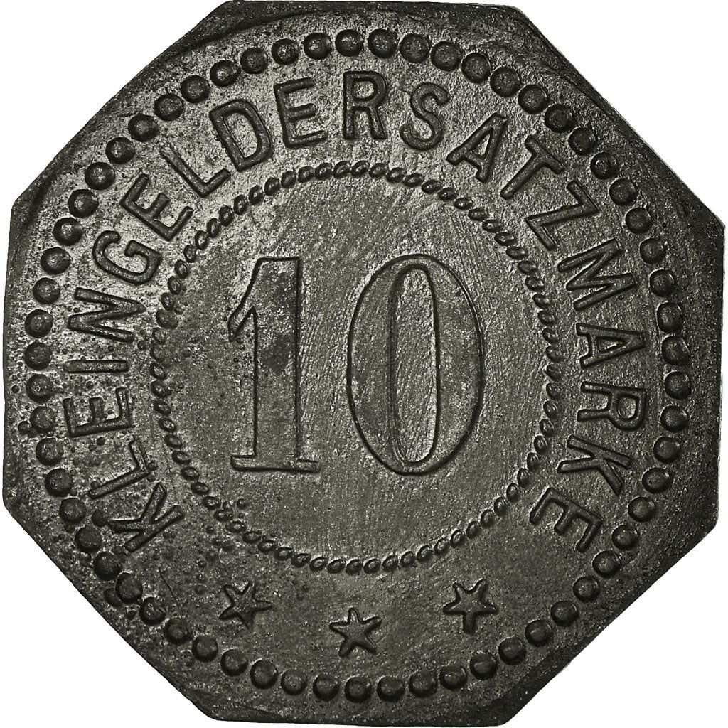 Moneta, Niemcy, Magistrat der Stadt Belgern, Kleingeldersatzmarke, Belgern, 10
