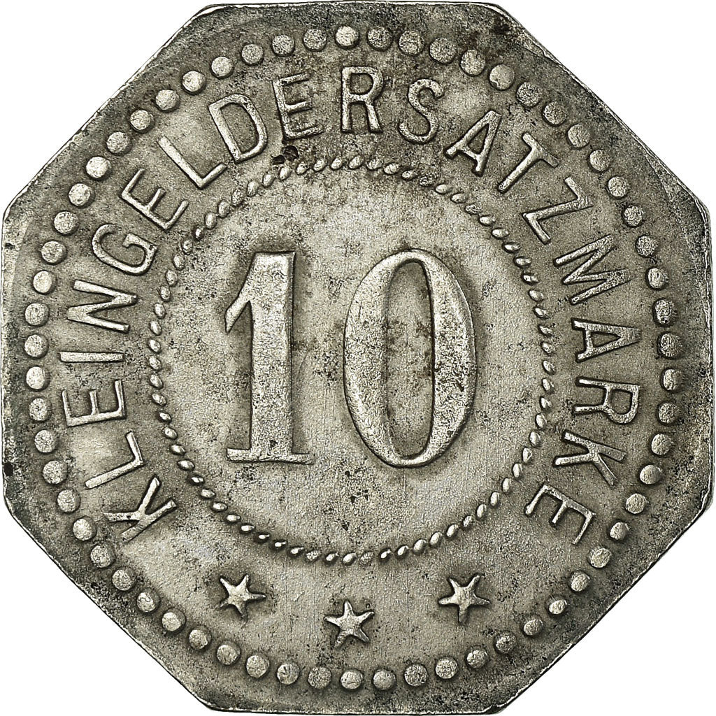 Moneta, Germania, Magistrat der Stadt Belgern, Kleingeldersatzmarke, Belgern, 10