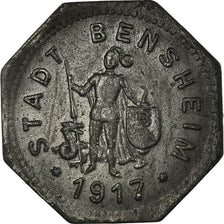Coin, Germany, Stadt Bensheim, Kriegsmünze, Bensheim, 10 Pfennig, 1917