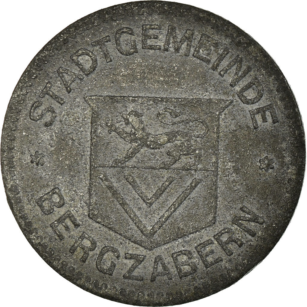 Moneta, Germania, Stadtgemeinde Bergzabern, Kriegs-Notmünze, Bergzabern, 10