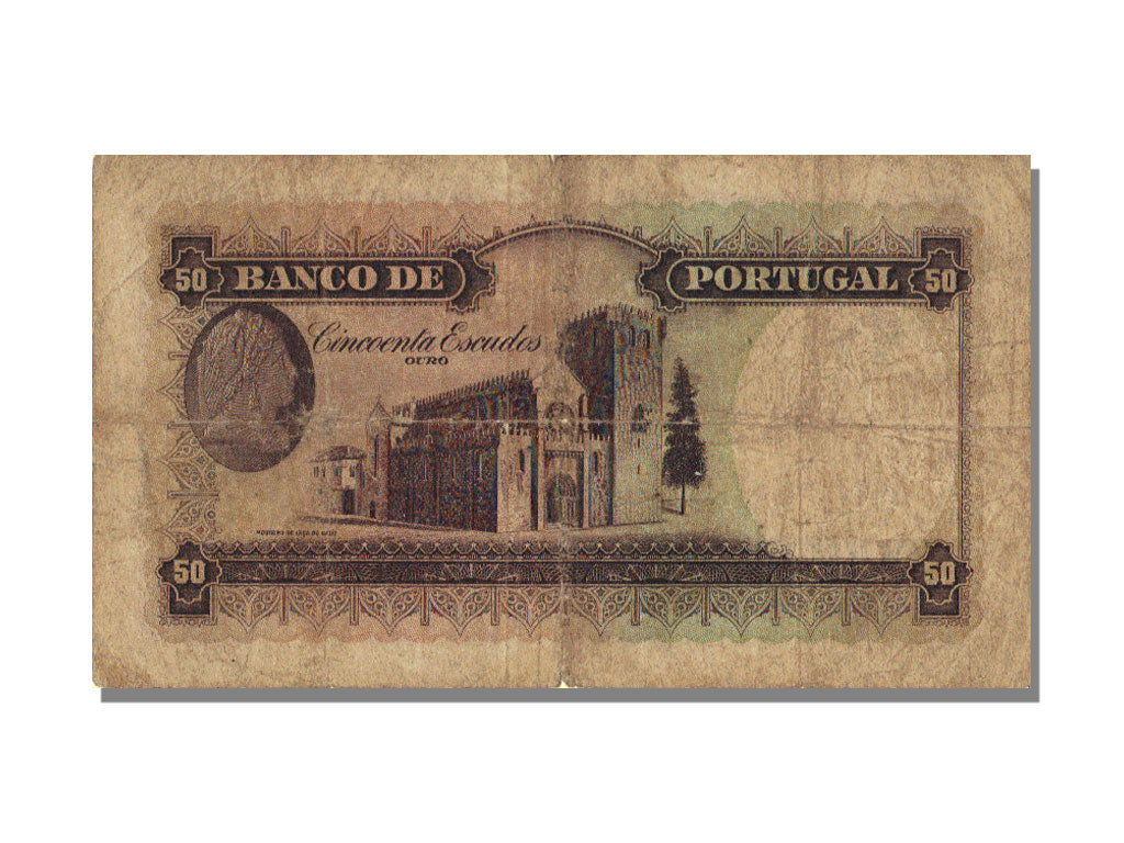 Portugal, 50 Escudos, 1944, 1944-10-31, VF(30-35), BNP