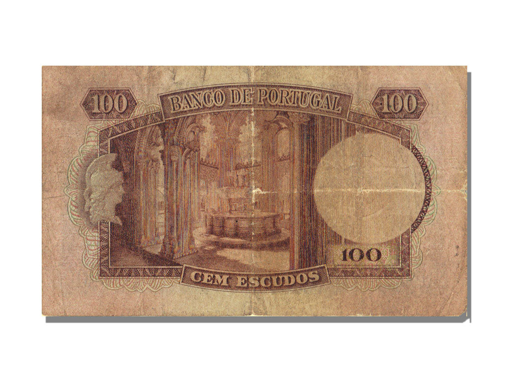 Portugal, 100 Escudos, 1954, KM #159a, 1954-06-22, EF(40-45), CMR