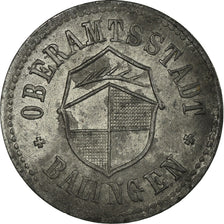 Münze, Deutschland, Oberamtsstadt Balingen, Kriegsgeld, Belingen, 50 Pfennig