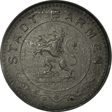 Munten, Duitsland, Stadt Barmen, Kriegsgeld, Barmen, 50 Pfennig, 1917, ZF+, Zinc