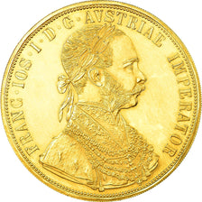 Monnaie, Autriche, Franz Joseph I, 4 Ducat, 1915, Vienne, Refrappe officielle