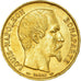 Moneda, Francia, Napoleon III, 20 Francs, 1852, Paris, MBC+, Oro, KM:774