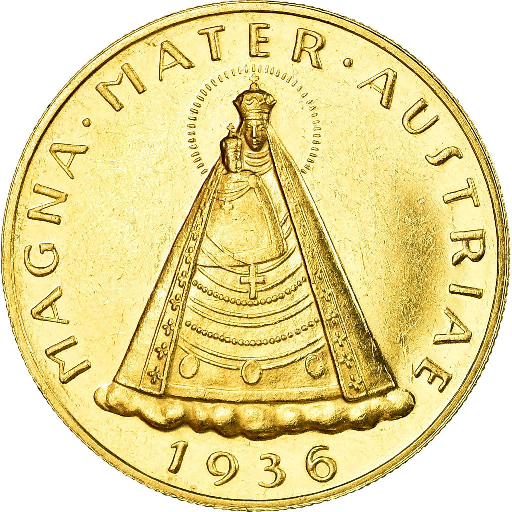 Münze, Österreich, 100 Schilling, 1936, VZ+, Gold, KM:2857