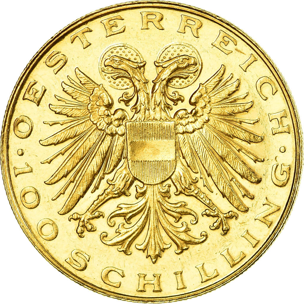 Münze, Österreich, 100 Schilling, 1936, VZ+, Gold, KM:2857