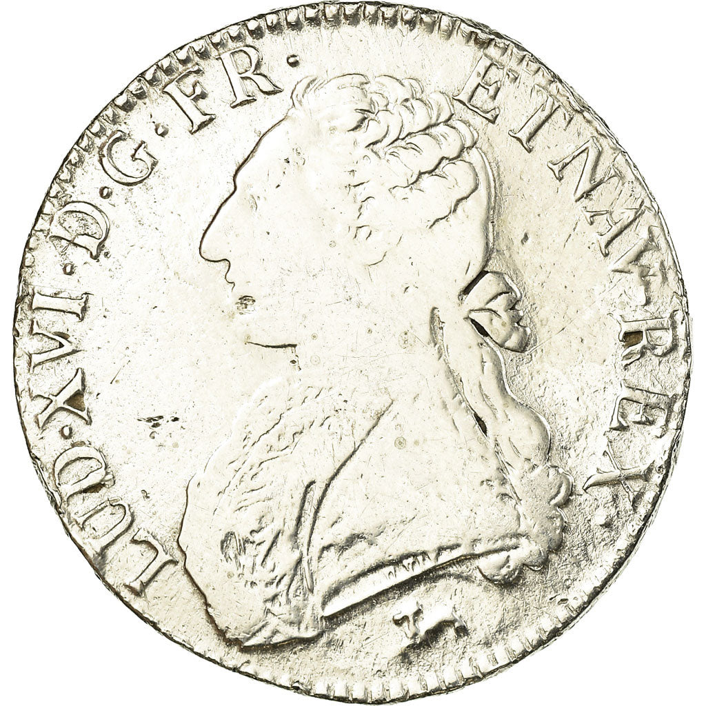 Moneta, Francja, Louis XVI, Ecu aux branches d'olivier, 1784, Orléans