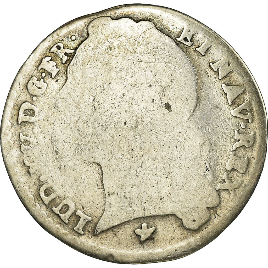 Moneda, Francia, Louis XV, 1/20 Écu au bandeau, 1740, Orléans, BC, Plata