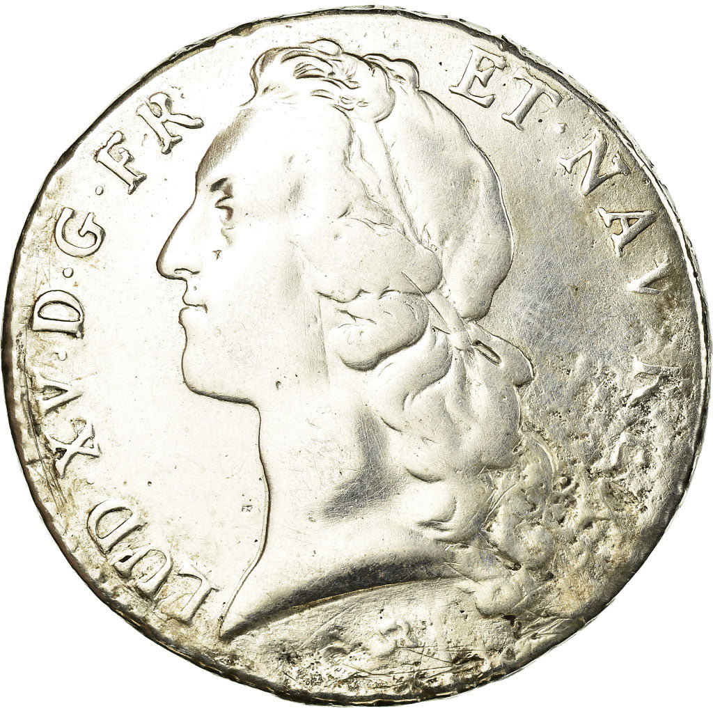 Monnaie, France, Louis XV, Écu au bandeau, 1741, Rouen, B+, Argent, Gadoury:322