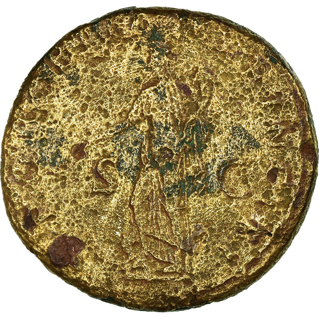 Coin, Trajan, Sestertius, 103-111, Rome, VF(20-25), Bronze, RIC:503