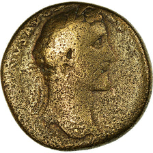 Monnaie, Antonin le Pieux, Sesterce, 139, Rome, B+, Bronze