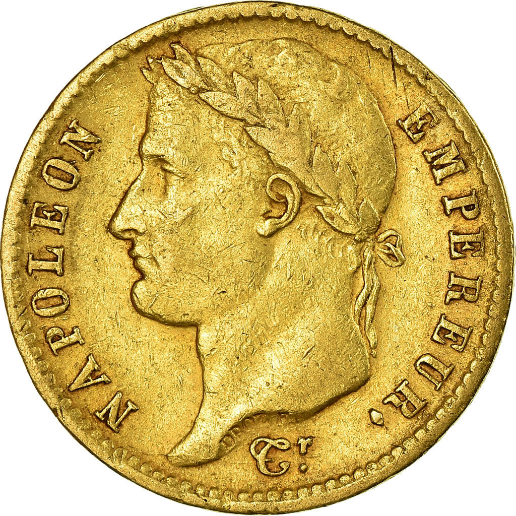 Moeda, França, Napoléon I, 20 Francs, 1811, Paris, EF(40-45), Dourado