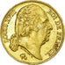 Coin, France, Louis XVIII, 20 Francs, 1817, Paris, AU(50-53), Gold, KM:712.1