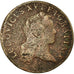 Moneta, Francia, Louis XV, 1/2 Sol, 1720, Metz, B+, Rame