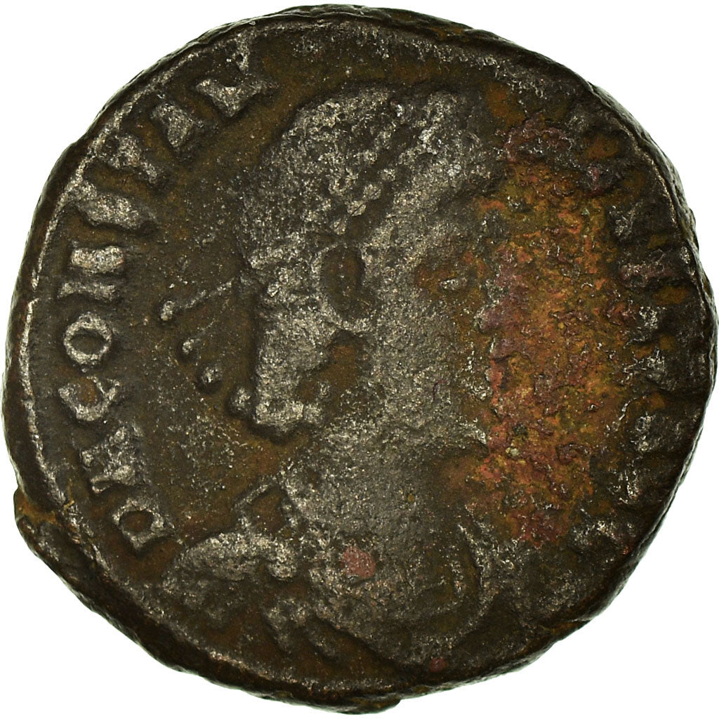 Coin, Constantius II, Reduced maiorina, 351-355, Alexandria, VF(20-25), Bronze