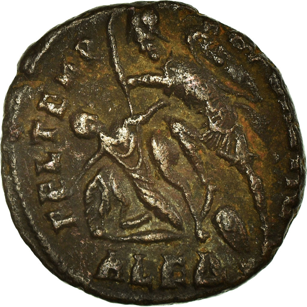 Coin, Constantius II, Reduced maiorina, 351-355, Alexandria, VF(20-25), Bronze