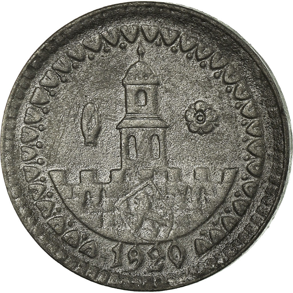 Coin, Germany, Stadt Altenburg, Altenburg, 5 Pfennig, 1920, EF(40-45), Zinc