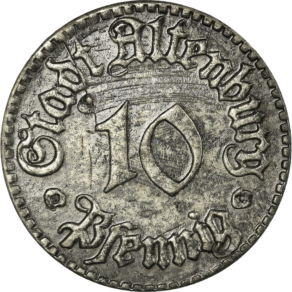 Monnaie, Allemagne, Stadt Altenburg, Altenburg, 10 Pfennig, 1920, TTB, Zinc