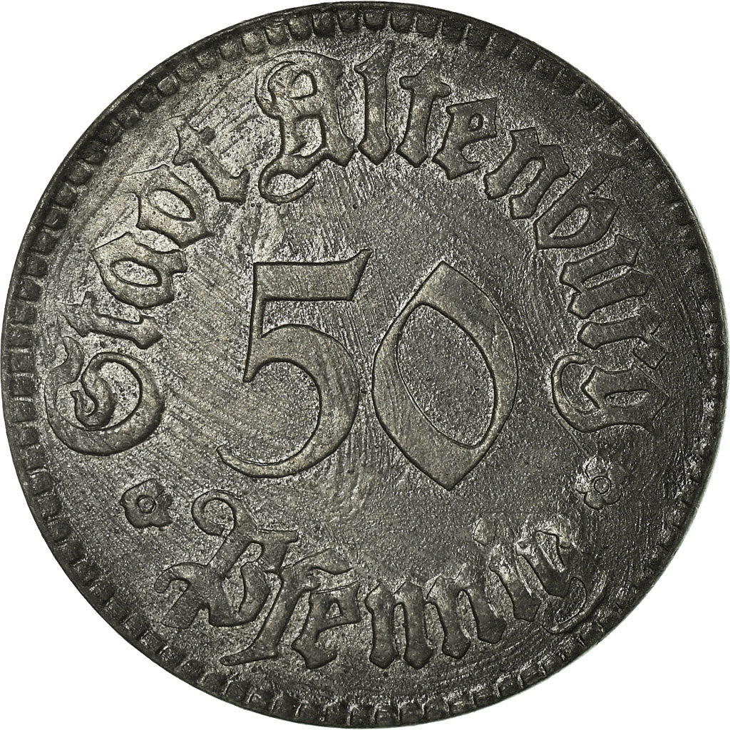 Coin, Germany, Stadt Altenburg, Altenburg, 50 Pfennig, 1920, EF(40-45), Zinc