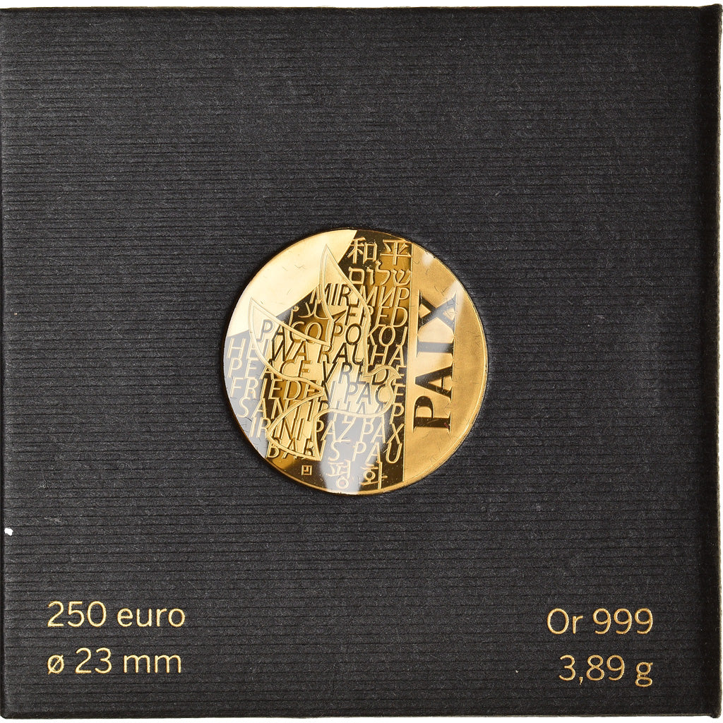France, 250 Euro, Paix, 2013, Paris, MS(65-70), Gold