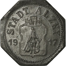 Moneda, Alemania, Stadt Alzey, Kriegsmünze, Alzey, 10 Pfennig, 1917, MBC, Cinc