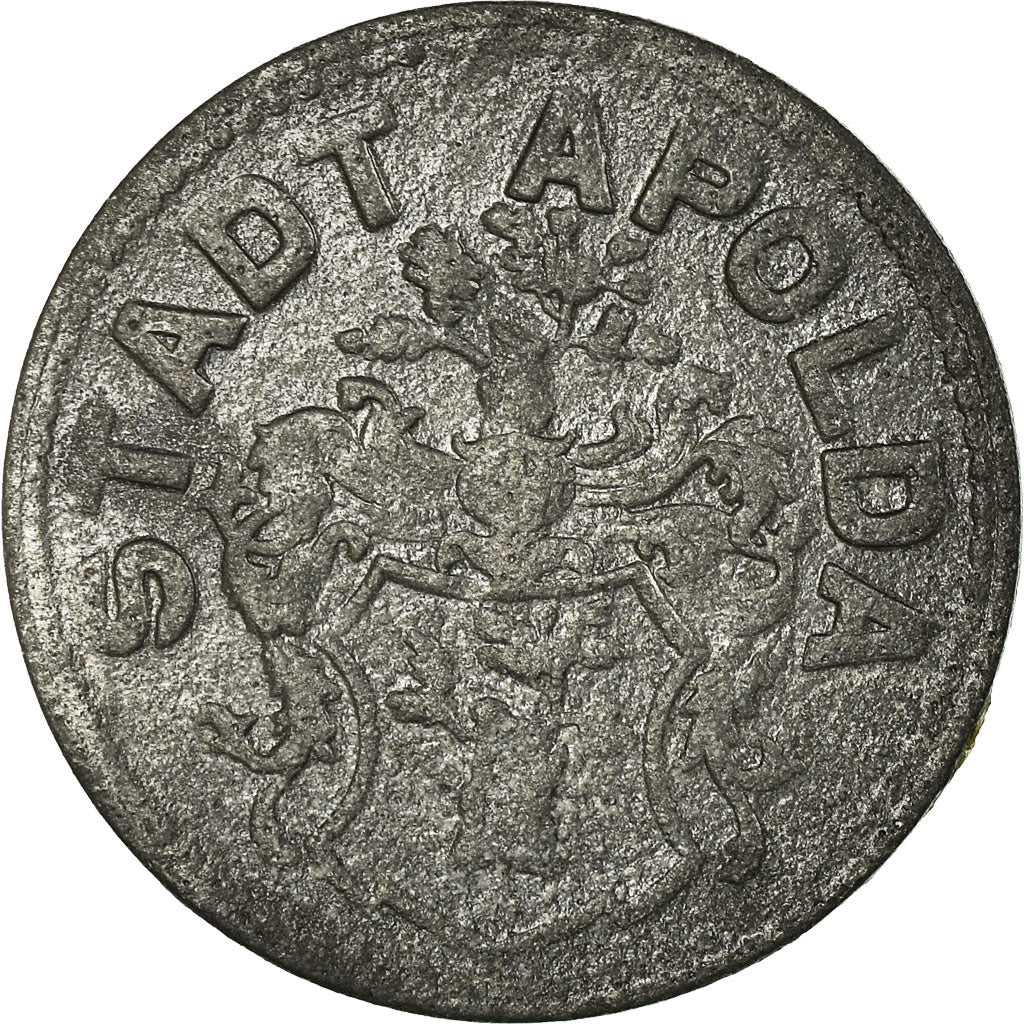 Coin, Germany, Stadt Apolda, Kriegsnotgeld, Apolda, 50 Pfennig, 1918, EF(40-45)