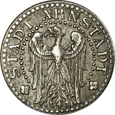 Coin, Germany, Stadt Arnsberg, Kleingeldersatzmarke, Arnstadt, 5 Pfennig