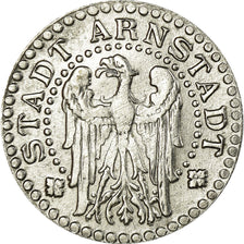 Monnaie, Allemagne, Stadt Arnsberg, Kleingeldersatzmarke, Arnstadt, 10 Pfennig