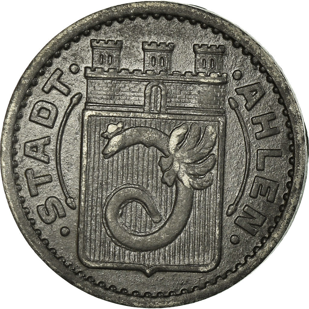 Munten, Duitsland, Stadt Ahlen, Kriegsgeld, Ahlen, 10 Pfennig, 1917, ZF+, Zinc