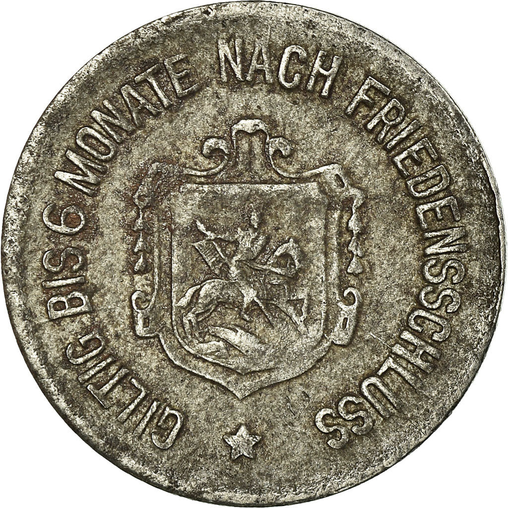 Coin, Germany, Distrikt Aibling, Aibling, 10 Pfennig, EF(40-45), Iron