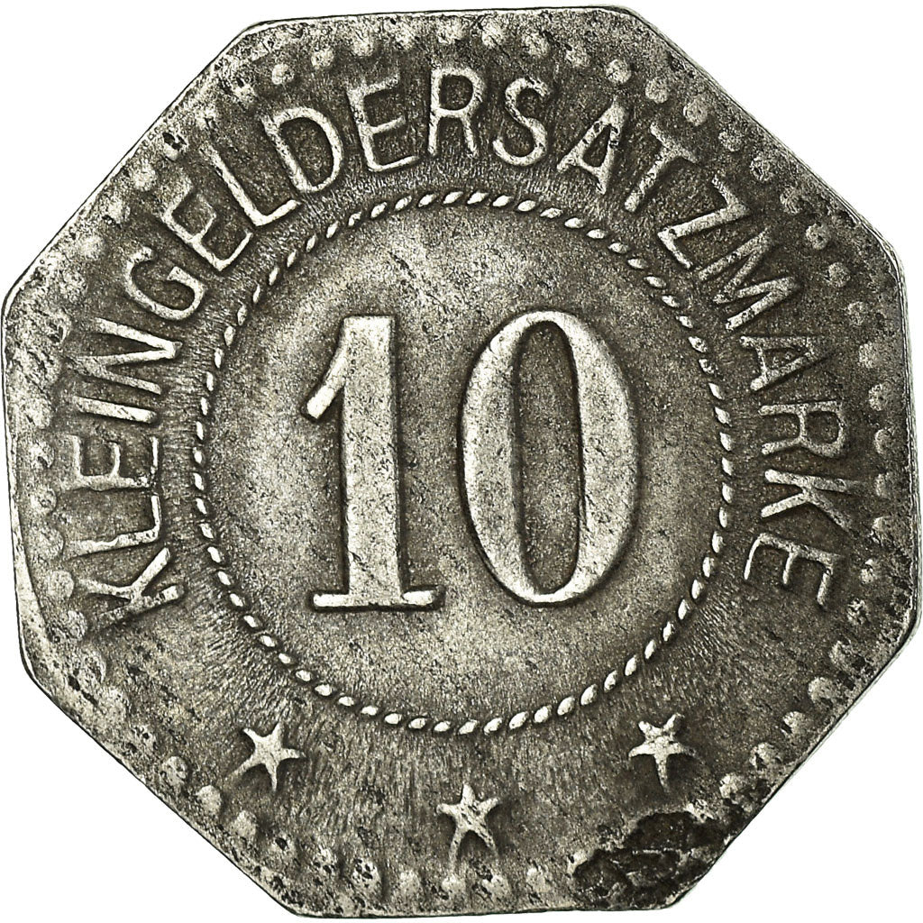 Monnaie, Allemagne, Stadt Allstedt S.W., Kleingeldersatzmarke, Allstedt, 10