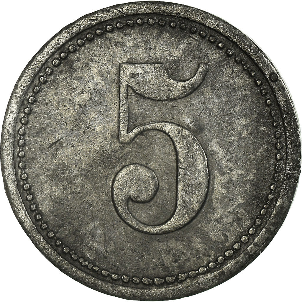 Coin, Germany, Stadt Alsfeld, Alsfeld, 5 Pfennig, 1917, EF(40-45), Zinc