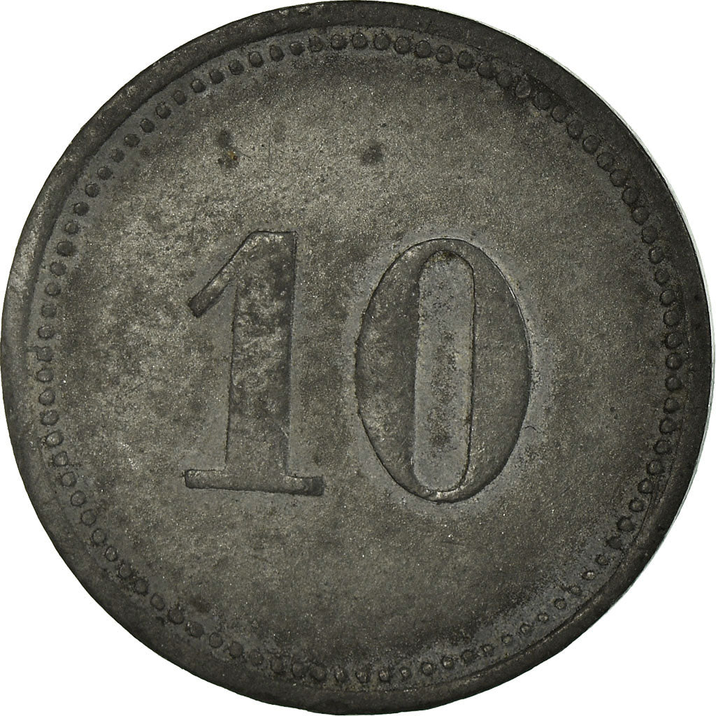 Coin, Germany, Stadt Alsfeld, Alsfeld, 10 Pfennig, 1917, EF(40-45), Zinc